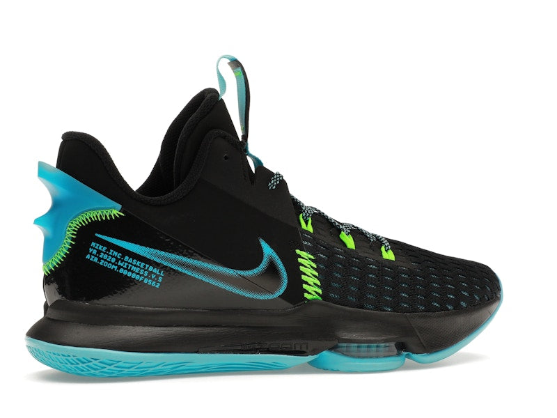 Nike LeBron Witness 5 Black Light Blue Fury