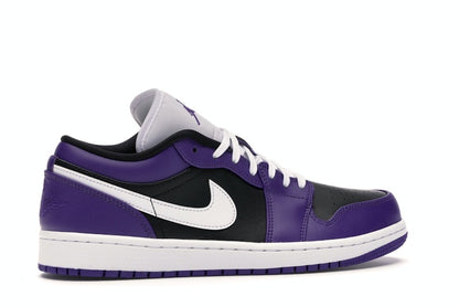 Jordan 1 Low Court Purple Black