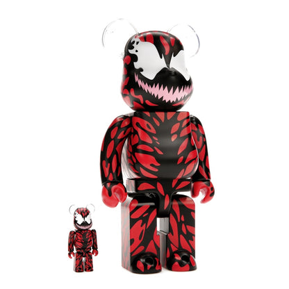 Bearbrick x Marvel Carnage 100% & 400% Set