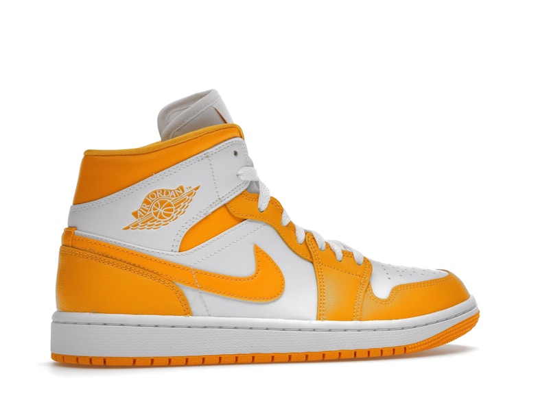 Jordan 1 Mid White University Gold (Women's)