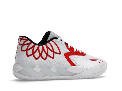Puma LaMelo Ball MB.01 Lo Team Colors White High Risk Red