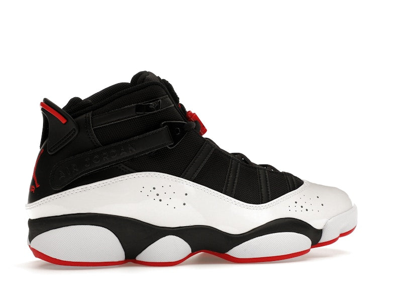 Jordan 6 Rings Black White Varsity Red