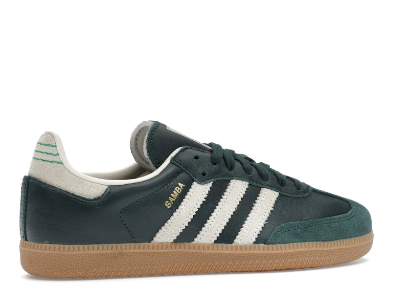 adidas Samba OG Shadow Green Cream White Gold Metallic