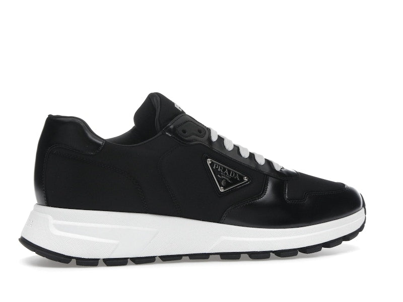Prada PRAX 01 Sneakers Re-Nylon Brushed Leather Black White