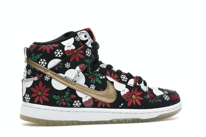 Nike SB Dunk High Concepts Ugly Christmas Sweater Black