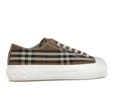 Burberry Vintage Check Cotton Sneakers Birch Brown