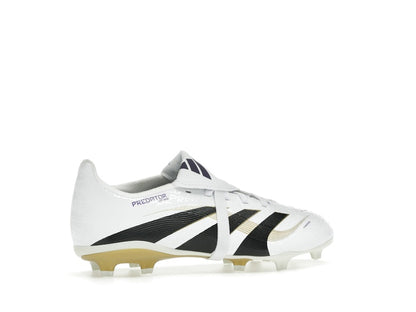 adidas Predator League Fold-Over Tongue FG/MG Cloud White Core Black Gold Metallic (GS)