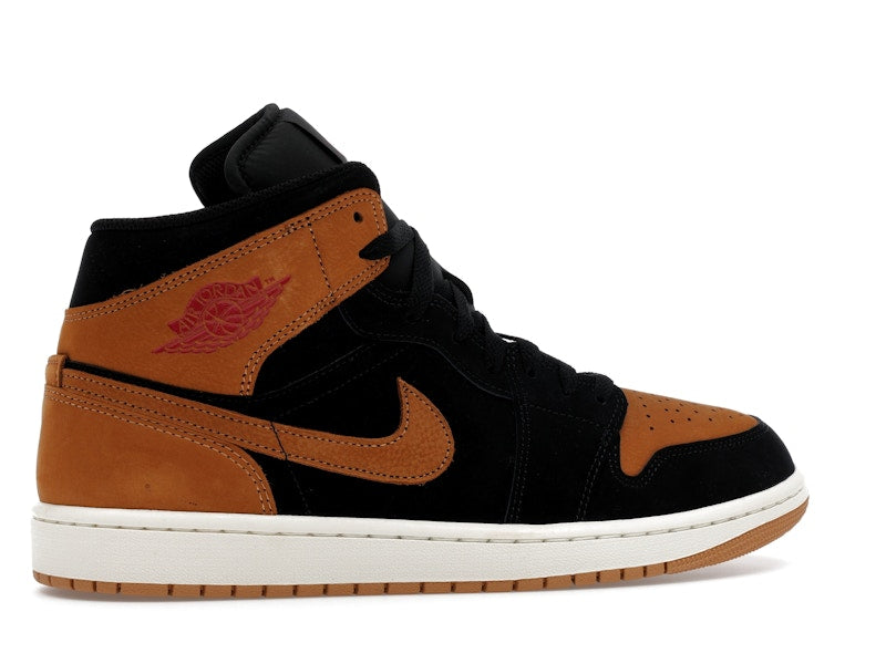 Jordan 1 Mid SE Black Flax