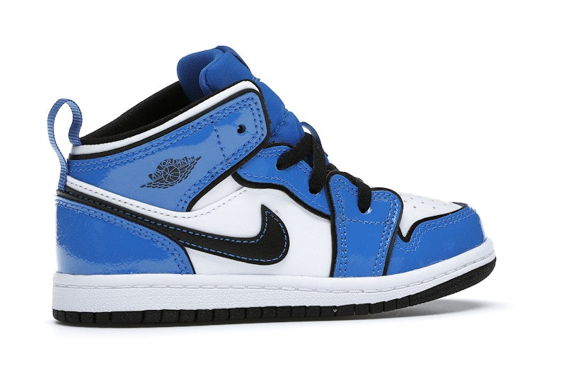 Jordan 1 Mid Signal Blue (TD)
