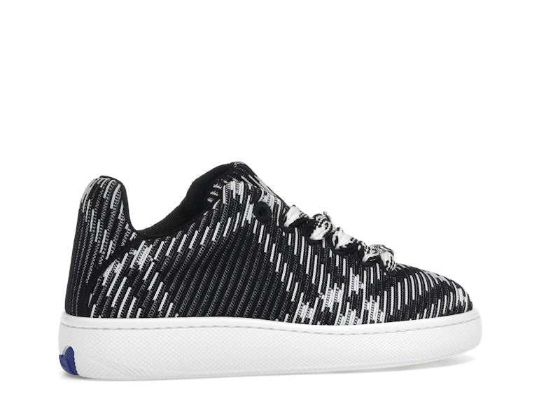 Burberry Check Knit Box Sneaker Black White (Women's)