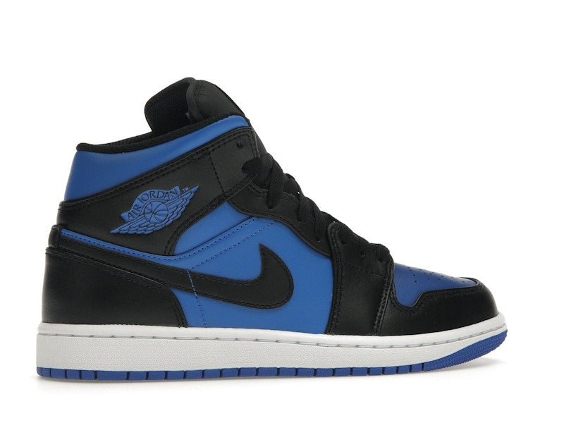 Jordan 1 Mid Black Royal Blue