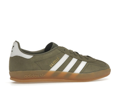 adidas Gazelle Indoor Olive Strata Cloud White Gum