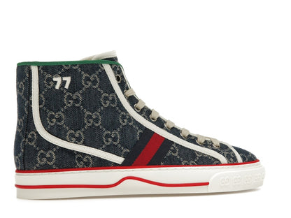 Gucci Tennis 1977 High Top Denim GG Print (Women's)