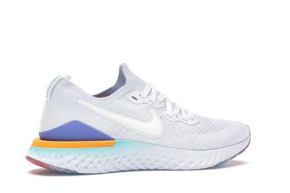 Nike Epic React Flyknit 2 White Hyper Jade Ember Glow (Women's)