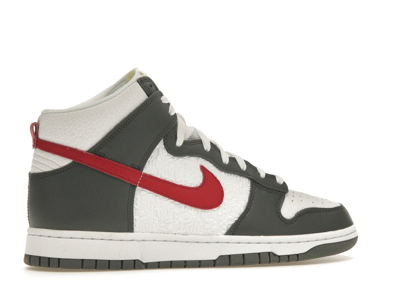 Nike Dunk High Embossed Basketball Grey Red