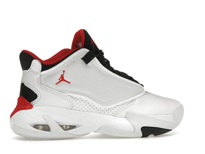 Jordan Max Aura 4 White Black University Red