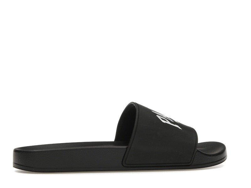 Balenciaga City Pool Slide Paris Black