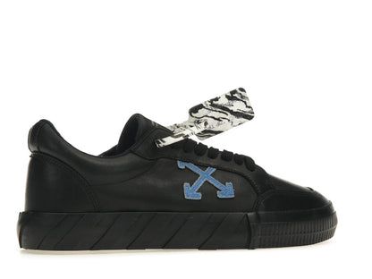 OFF-WHITE Vulc Low Black/Blue Leather SS21