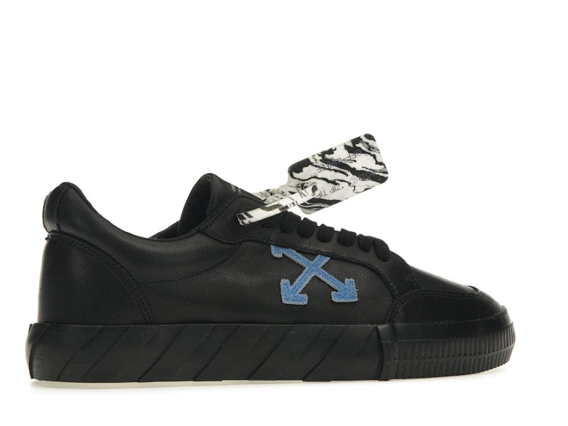 OFF-WHITE Vulc Low Black/Blue Leather SS21