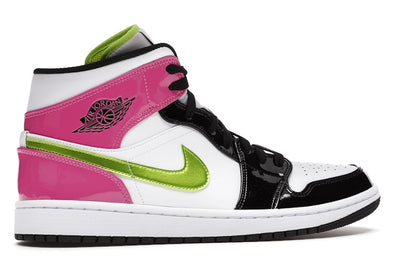 Jordan 1 Mid White Black Cyber Pink