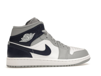 Jordan 1 Mid Wolf Grey Midnight Navy
