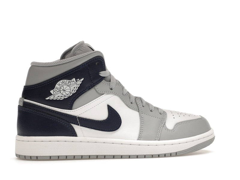 Jordan 1 Mid Wolf Grey Midnight Navy