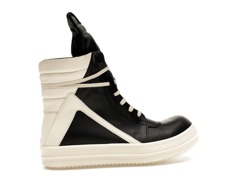 Rick Owens Luxor Geobasket Black Milk