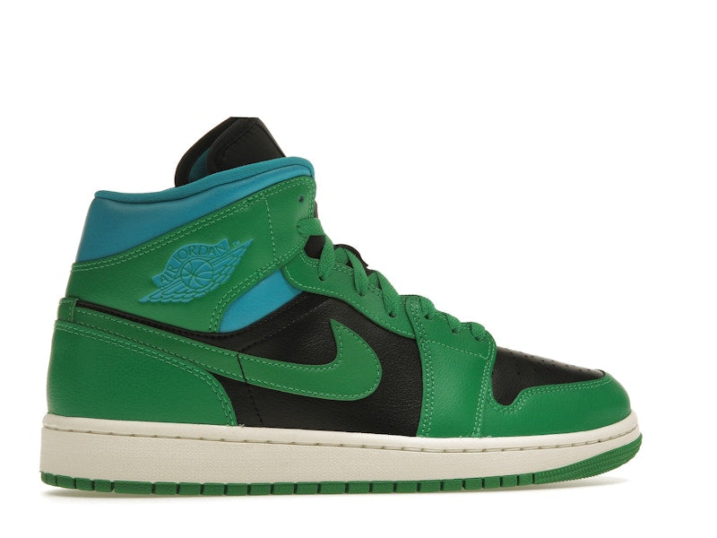 Jordan 1 Mid Lucky Green Aquatone (Women's)