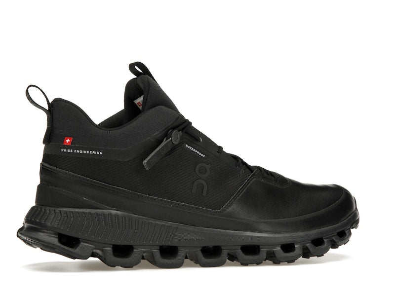 On Running Cloud Hi Waterproof Black