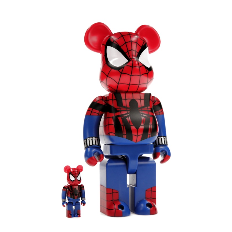 Bearbrick x Marvel Spider-Man (Ben Reilly) 100% & 400% Set