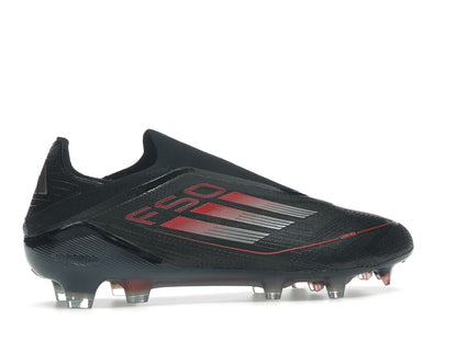 adidas F50 Elite Laceless FG Core Black Iron Metallic Lucid Red