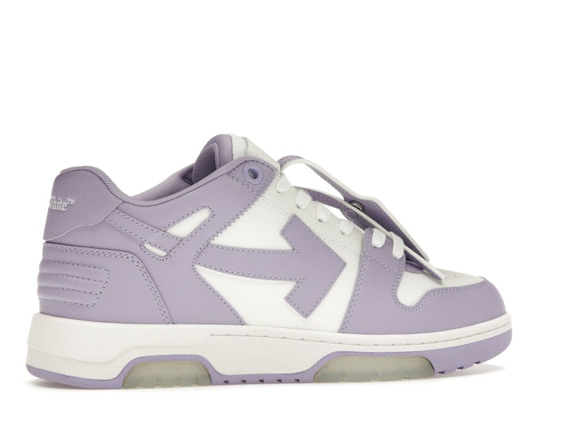 OFF-WHITE Out Of Office Calf Leather White Lilac