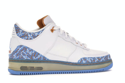 Jordan AJF 3 White University Blue Sunset
