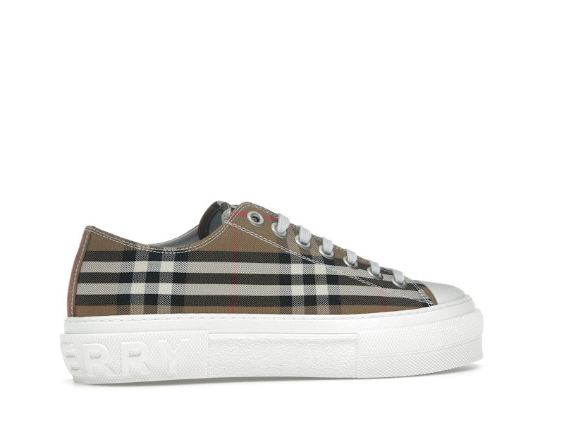 Burberry Low Top House Check Sneaker Taupe Brown (Women's)