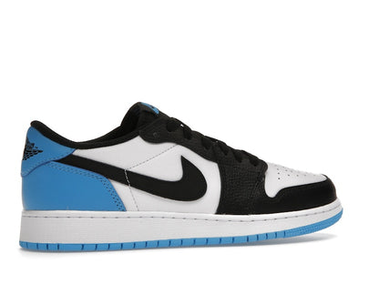 Jordan 1 Retro Low OG Black Dark Powder Blue (GS)