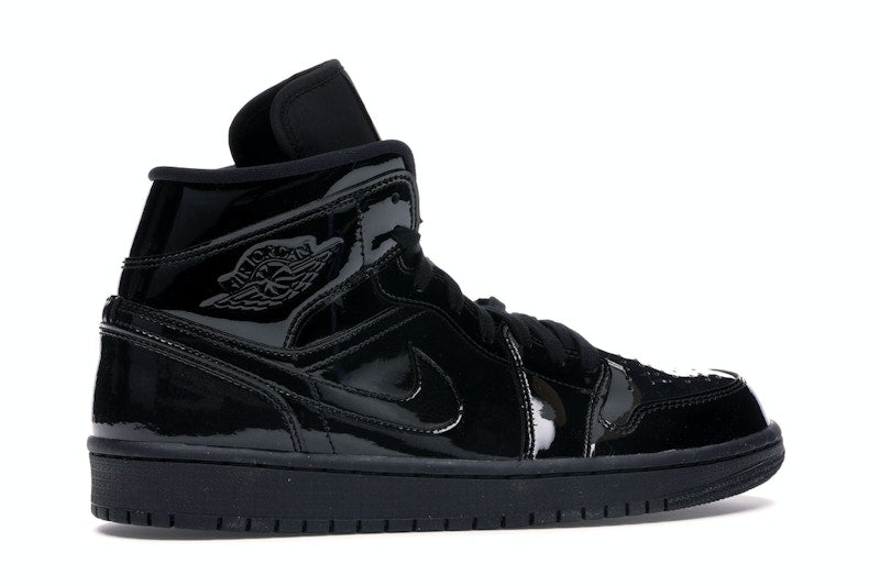 Jordan 1 Mid SE Triple Black Patent (Women's)