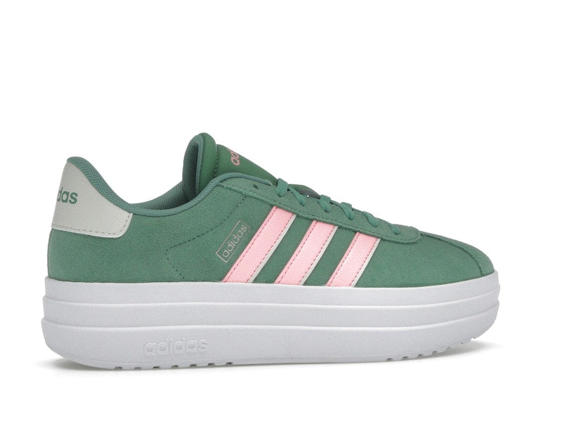 adidas VL Court Bold Preloved Green Pink Spark Ivory (Women's)