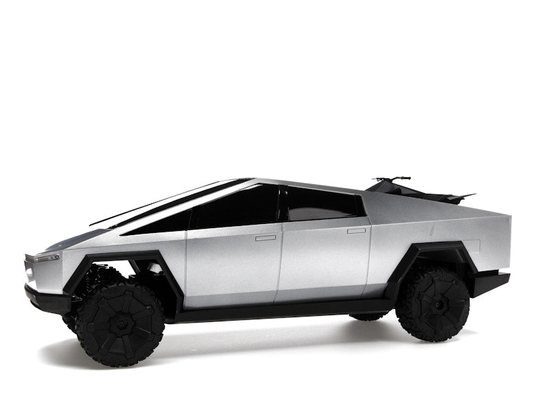 Hot Wheels x Tesla Cybertruck 1:10 Scale RC Car (2021 Version w/ Cyberquad)