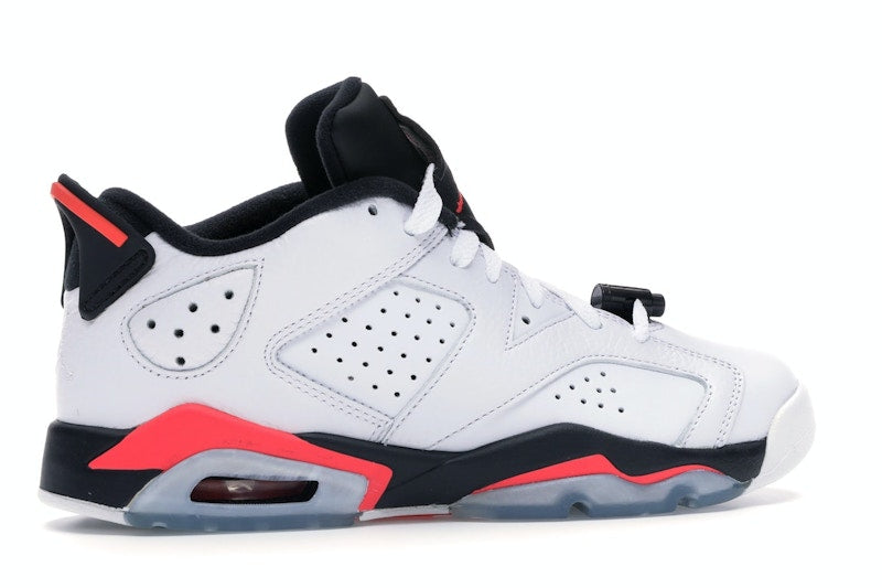Jordan 6 Retro Low White Infrared 23 Black (GS)