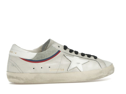 Golden Goose Super Star White Grey Red Blue