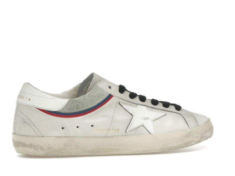 Golden Goose Super Star White Grey Red Blue