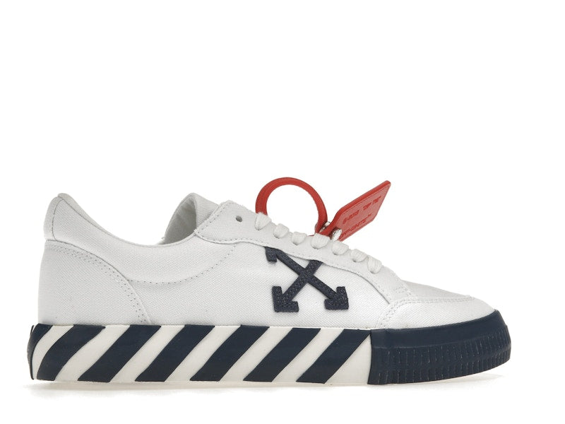 OFF-WHITE Vulcanized Low White Blue Canvas