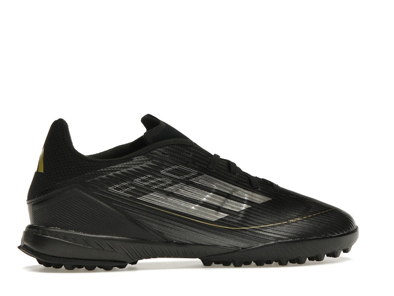 adidas F50 League Turf Core Black Iron Metallic Gold Metallic