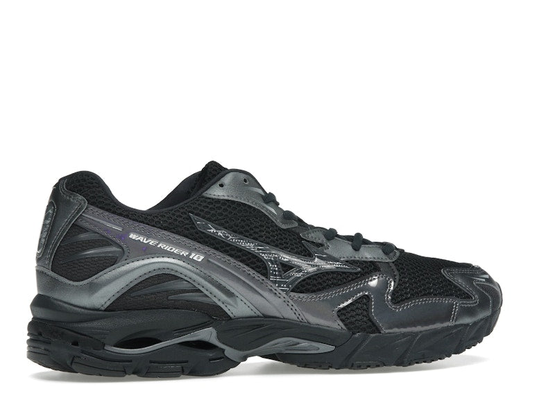Mizuno Wave Rider 10 Black Sand Metallic Gray