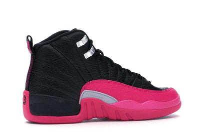 Jordan 12 Retro Black Deadly Pink (GS)
