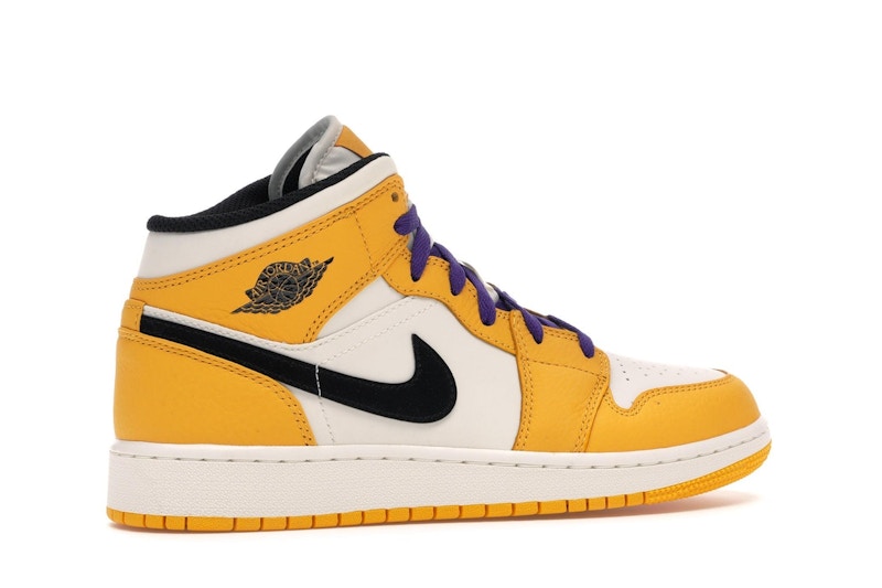 Jordan 1 Mid SE Lakers (GS)
