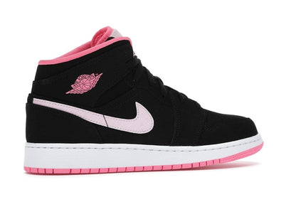 Jordan 1 Mid Black Digital Pink (GS)