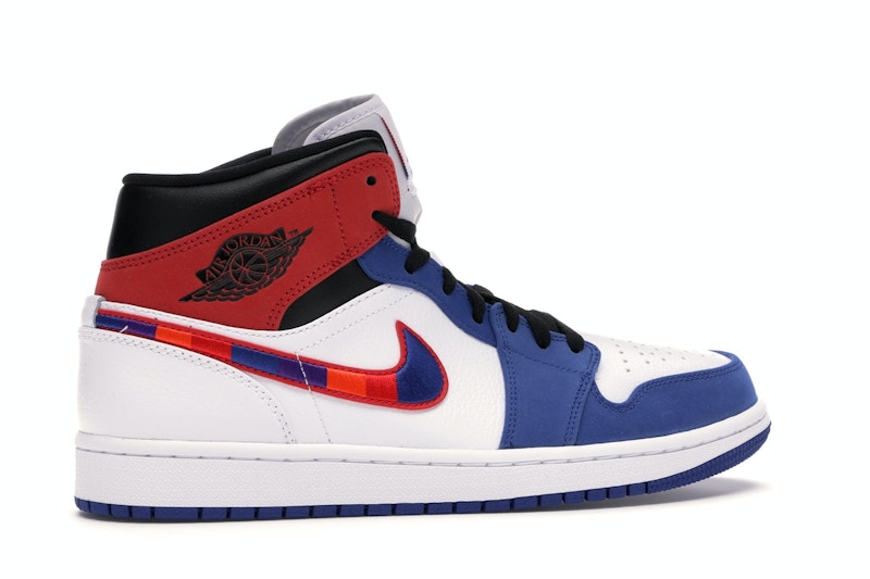Jordan 1 Mid Multi-Color Swoosh