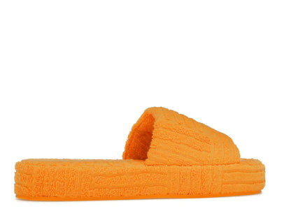 Bottega Veneta Resort Sponge Slide Tangerine