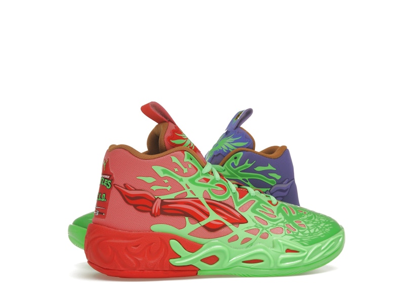 Puma LaMelo Ball MB.04 Teenage Mutant Ninja Turtles Raphael and Donatello (GS)